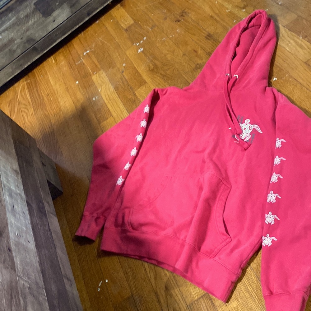 I’m selling a pink Maui Hawaii hoodie. It is a small